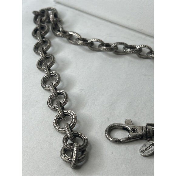 Vintage Chico\'s Large Ornate Metal Link Belt